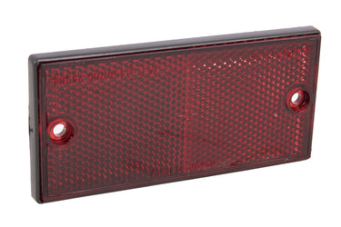 Cofan – Catadióptrico Rectangular Homologado con Agujeros | Disponible en Rojo, Ámbar y Blanco | Medidas 106 x 50 mm